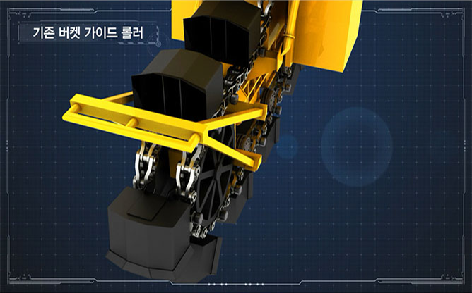 (주)지텍 - 버켓 가이드 롤러