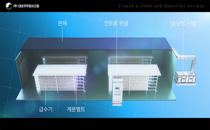 (주)대상키우미시스템 - 육계케이지시스템
