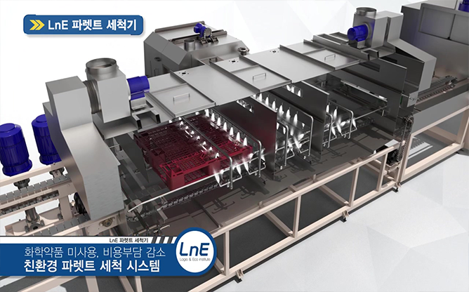 물류와 환경연구소(주) - 파렛트 세척기