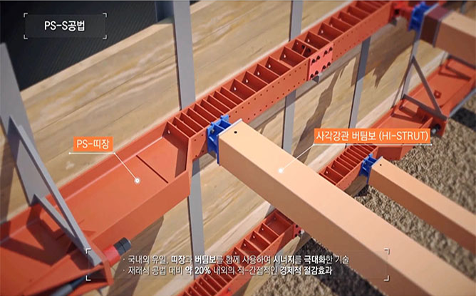 (주)가우리안 - 흙막이가시설 PS-S공법