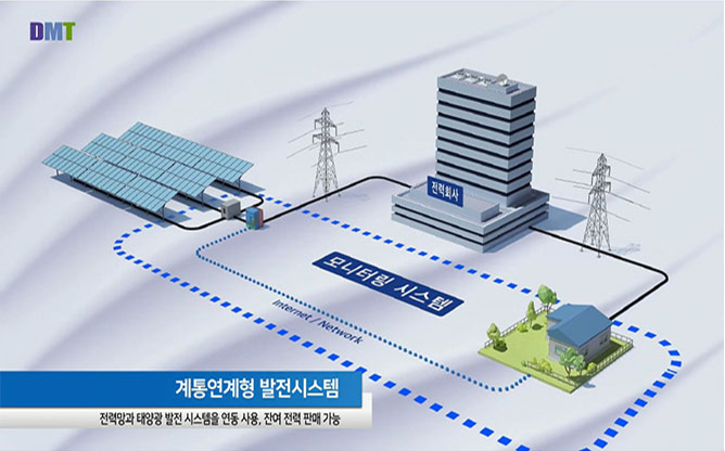 (주)디엠티 - 태양광 발전 시스템