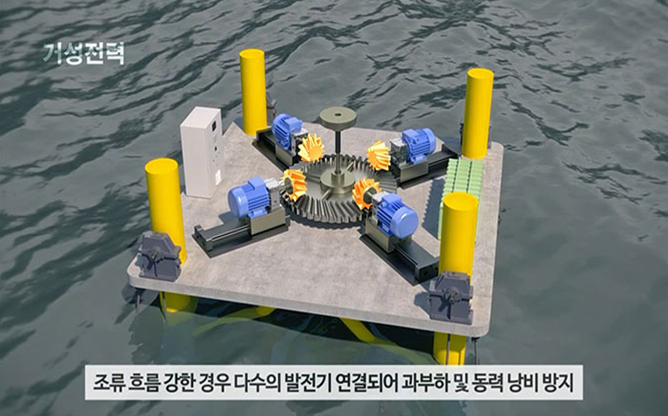 (주)거성전력 - 수중 조류 발전 시스템