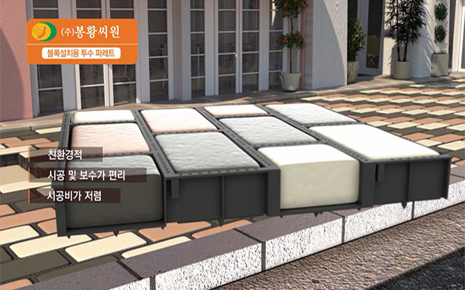 (주)봉황씨원 - 블록용투수매트/잔디블록매트