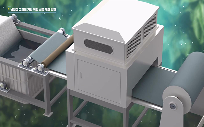 국방과학연구소 -난연성 그래핀 기반 복합 섬유 제조