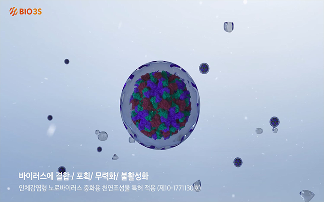 바이오쓰리에스 - 노로바이러스 중화제