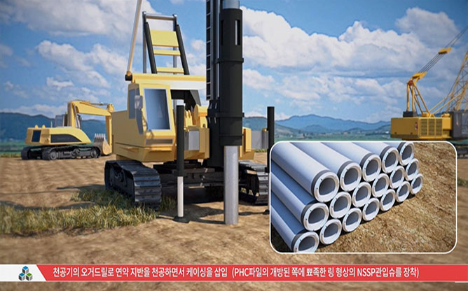 (주)삼일이엔씨 - NSSP공법(침하방지 수퍼파일)