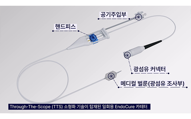 (주)티큐어 - 내시경 치료용 레이저 시스템