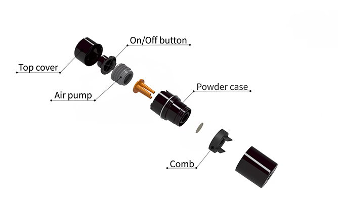 (주)월드스폰지 - 파우더용 화장품 용기