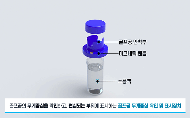 국립순천대학교 - 골프공 무게중심 표시장치