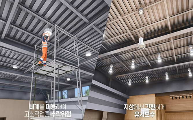 (주)성진하이텍 - 융복합 자동승강 조명장치