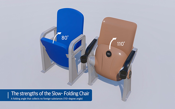 신양씨앤에스 - Slow-Folding Chair