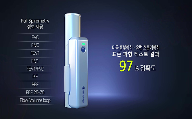 브레싱스 주식회사 - 스마트 폐 건강 측정기