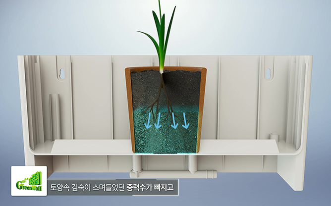(주)그린월 - 기능성 화분