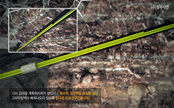 (주)성우사면 - 그라우팅공법