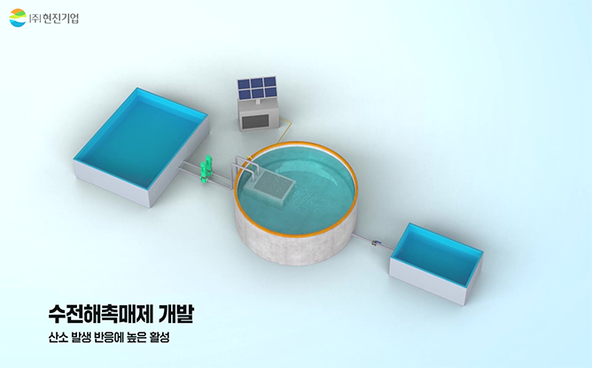 (주)현진기업 - 양어시설공급용 물 공급시스템