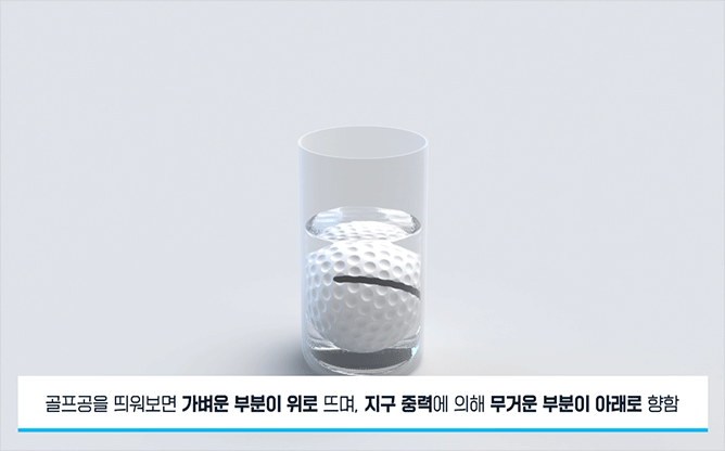 국립순천대학교 - 골프공 무게중심 표시장치