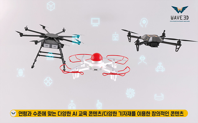 웨이브쓰리디 - AI CAP 드론
