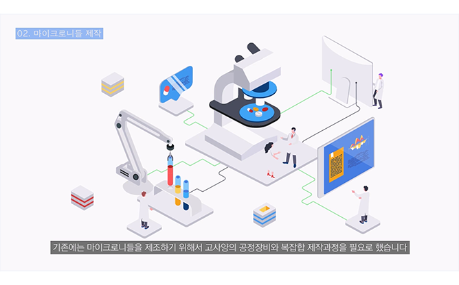 대구경북과학기술원 - 폴리머 기반 마이크로니들 패치