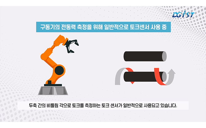 대구경북과학기술원 - 구동기 전동력 측정 시스템