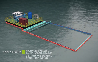 (주)어스엔 - 수중 이동형 수질정화장치